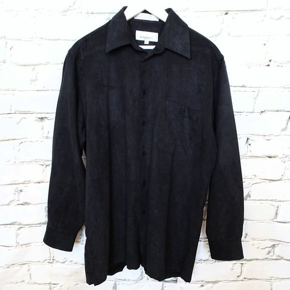 Bill Blass Black Long Sleeve Shirt - Picture 1 of 6